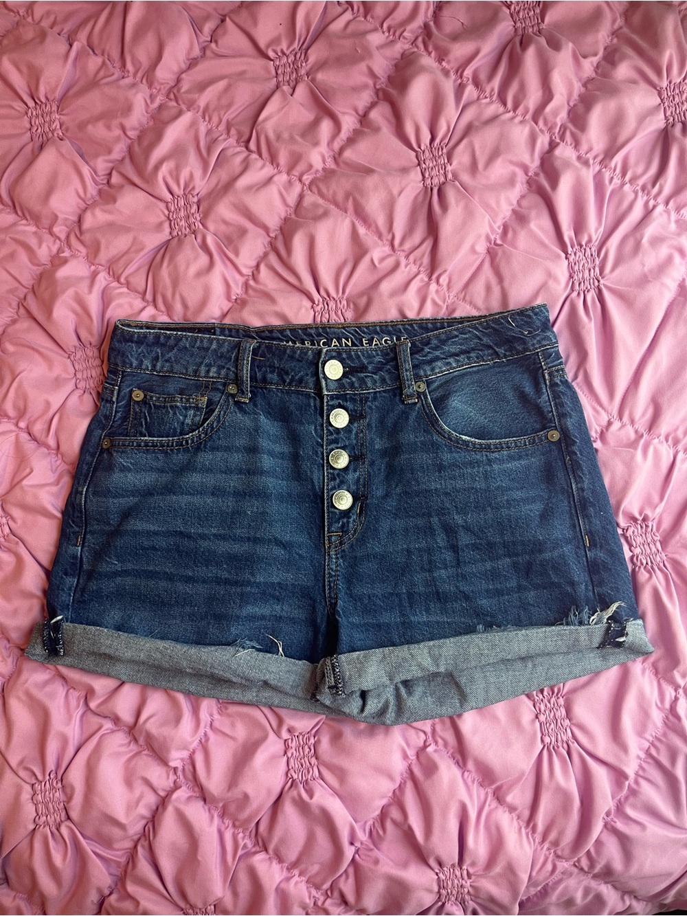 American Eagle Denim Tomgirl Shorts — Size 0!!
